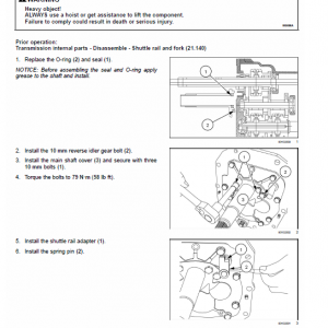 New Holland Boomer 33 And Boomer 37 Tractor  Service Manual