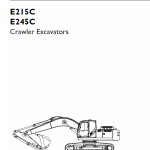 New Holland E215c, E245c Crawler Excavator Service Manual