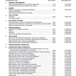 New Holland E805 Tier 3 Excavator Service Manual