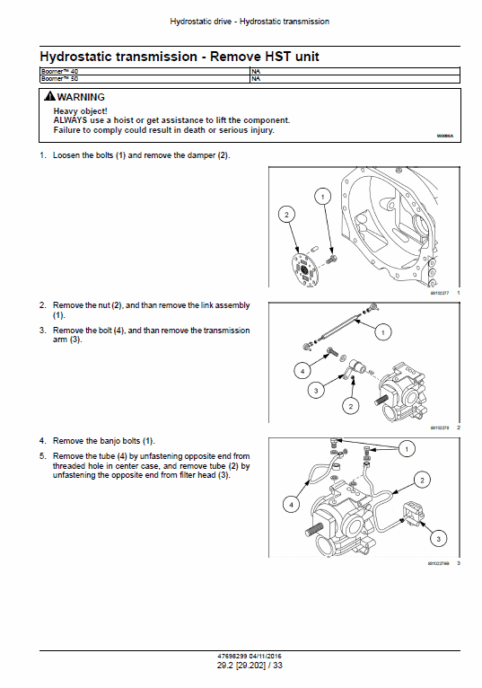 New Holland Boomer 40 And Boomer 50 Tractor Service Manual