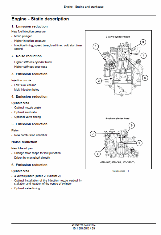 New Holland E45b Sr, E50b Sr, E55b Mini Excavator Service Manual