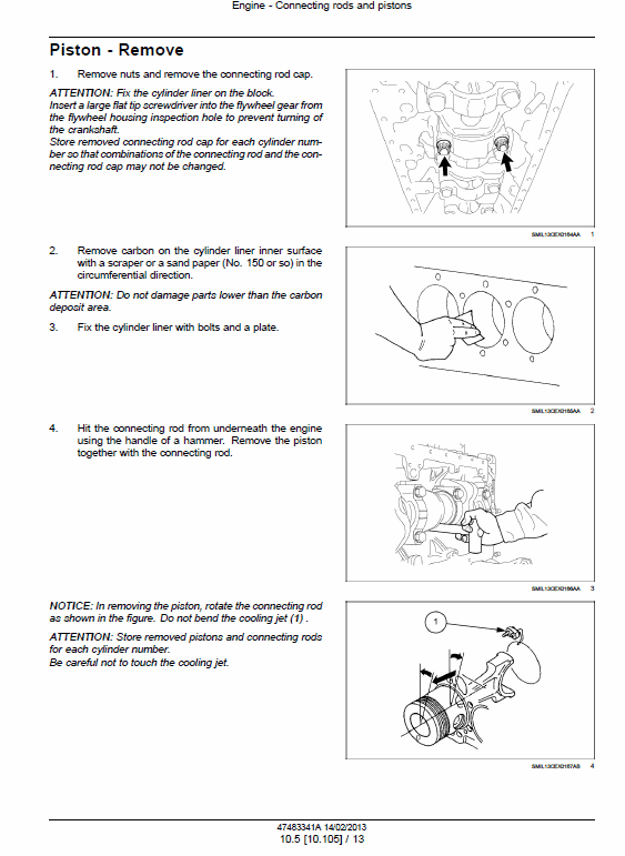 New Holland E485c Crawler Excavator Service Manual