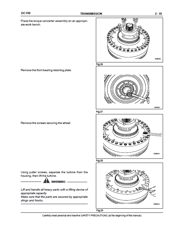 New Holland Dc150 Crawler Dozer Service Manual