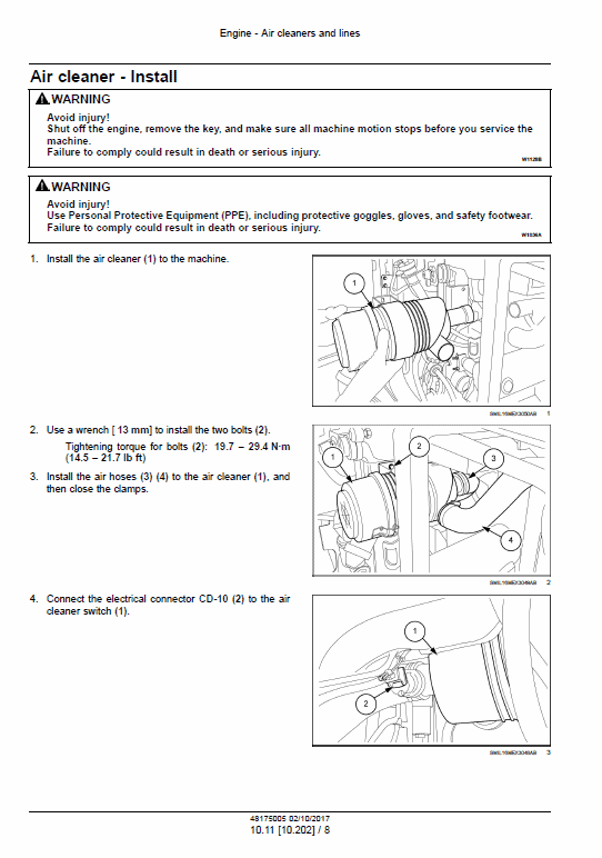 New Holland E30c Mini Excavator Service Manual