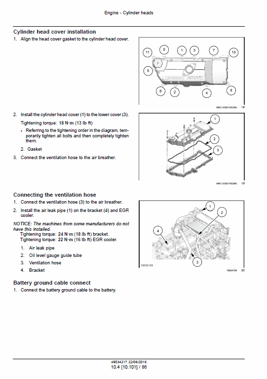 New Holland E265c Evo Excavator Service Manual