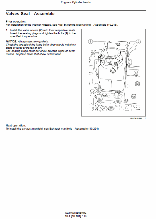 New Holland 7630, 8030 Tractor Service Manual