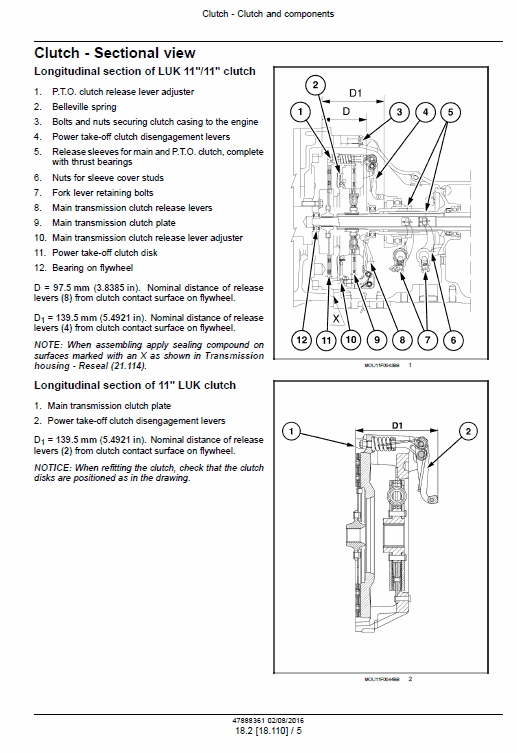 New Holland T4.75f, T4.85f, T4.95f, T4.105f Tractor Service Manual