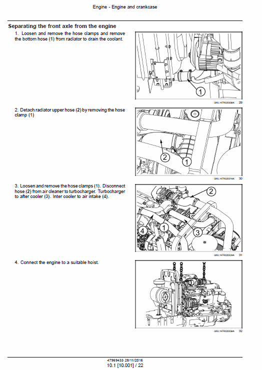 New Holland 6010, 6510, 7510 Tractor Service Manual