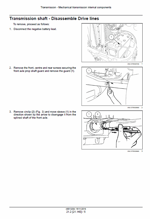 New Holland Td95d Hc Tractor Service Manual