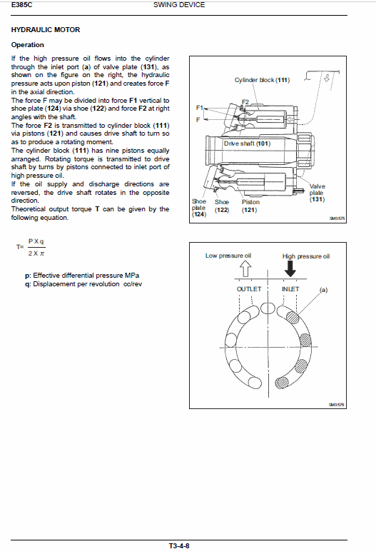 New Holland E385c Crawler Excavator Service Manual