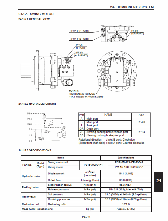 New Holland E55bx Tier 4 Compact Excavator Service Manual