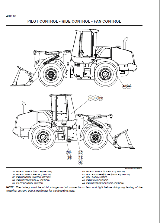 New Holland W110c Tier 2 Wheel Loader Service Manual