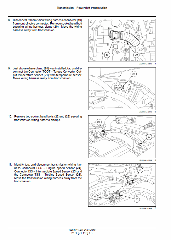 New Holland W130d, W170d Tier 2 Wheel Loader Service Manual