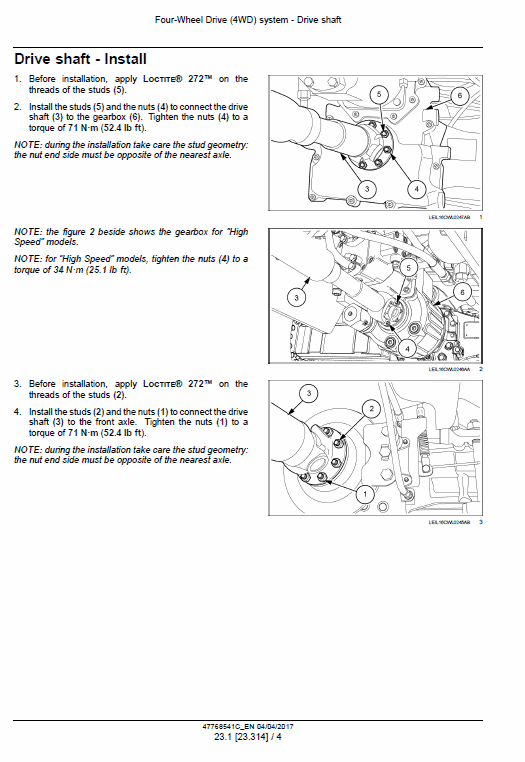 New Holland W50c, W60c, W70c, W80c Stage 3b Loader Service Manual