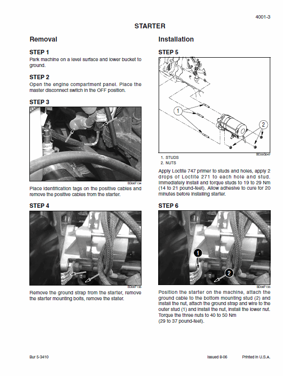 New Holland W130b Tier 3 Wheel Loader Service Manual