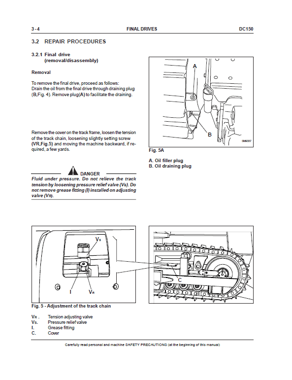 New Holland Dc150 Crawler Dozer Service Manual