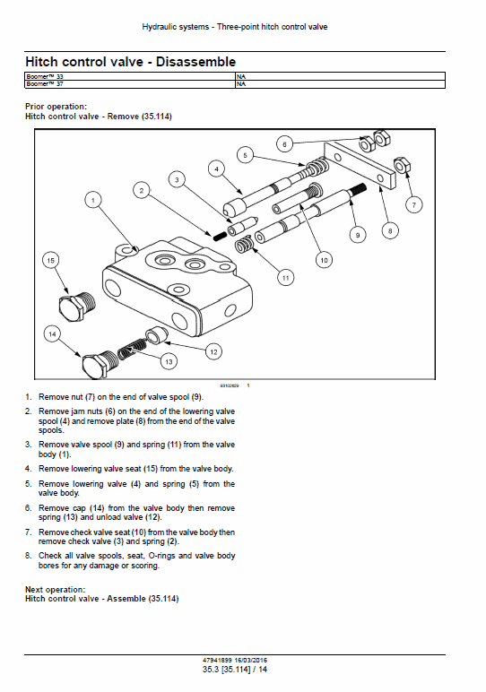 New Holland Boomer 33 And Boomer 37 Tractor  Service Manual