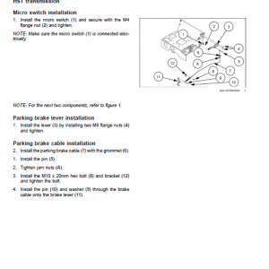 New Holland Boomer 41 And Boomer 47 Tractor Service Manual