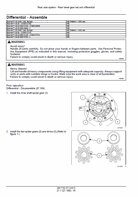 New Holland Boomer 40 Cab, Rops And 50 Cab, Rops Tractor Service Manual