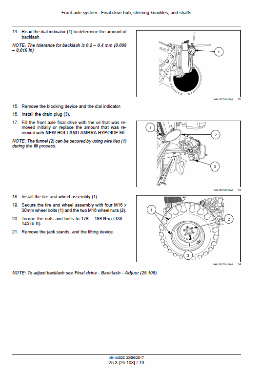 New Holland Boomer 45, 50 And 55 Tractor Service Manual