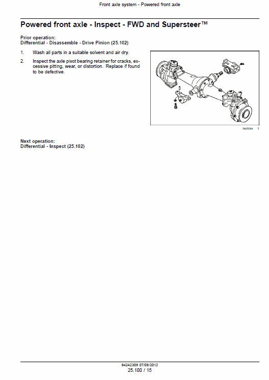 New Holland Boomer 3040, 3045 And 3050 Tractor Service Manual