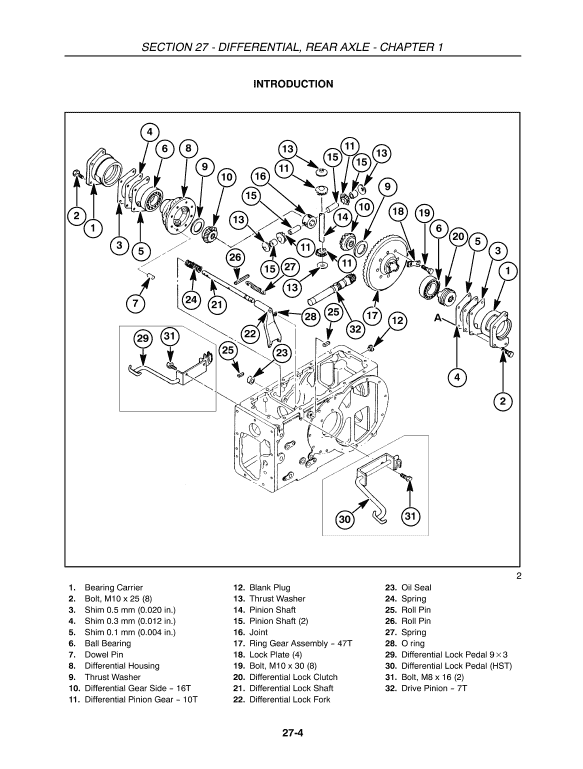 New Holland T2210, T2220 Tractor Service Manual