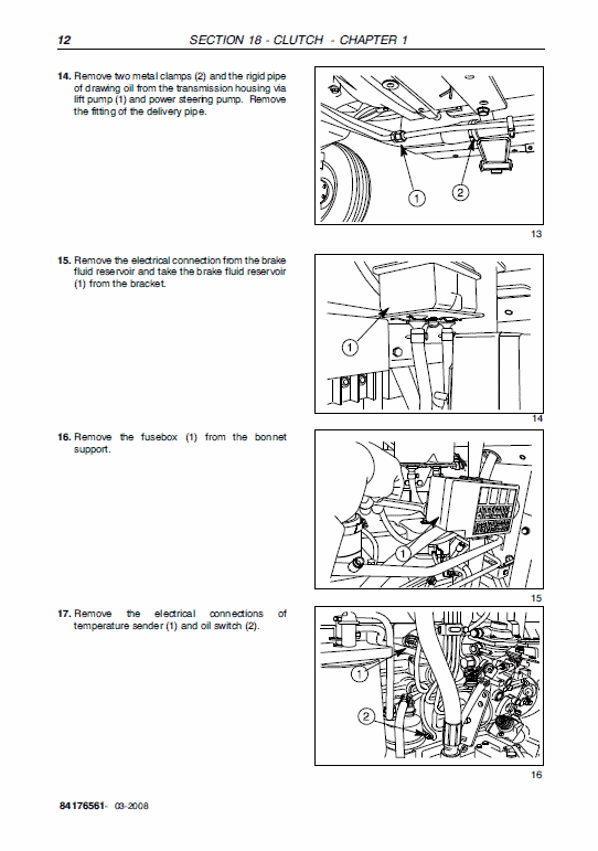 New Holland Td5010, Td5020 Tractor Service Manual