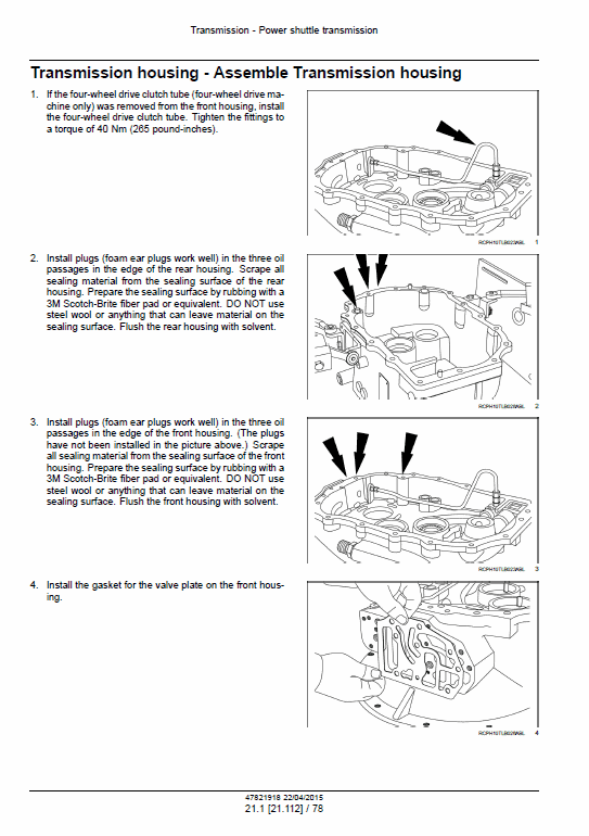 New Holland U80c Tractor Backhoe Service Manual