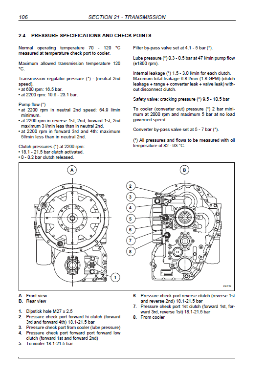 New Holland Lb75.b, Lb90.b, Lb95.b, Lb110.b, Lb115.b Backhoe Service Manual