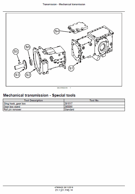 New Holland 6010, 6510, 7510 Tractor Service Manual