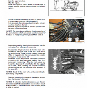 New Holland We170b, We190b Wheeled Excavator Service Manual