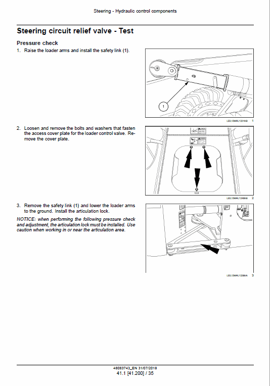 New Holland W110d Tier 2 Wheel Loader Service Manual