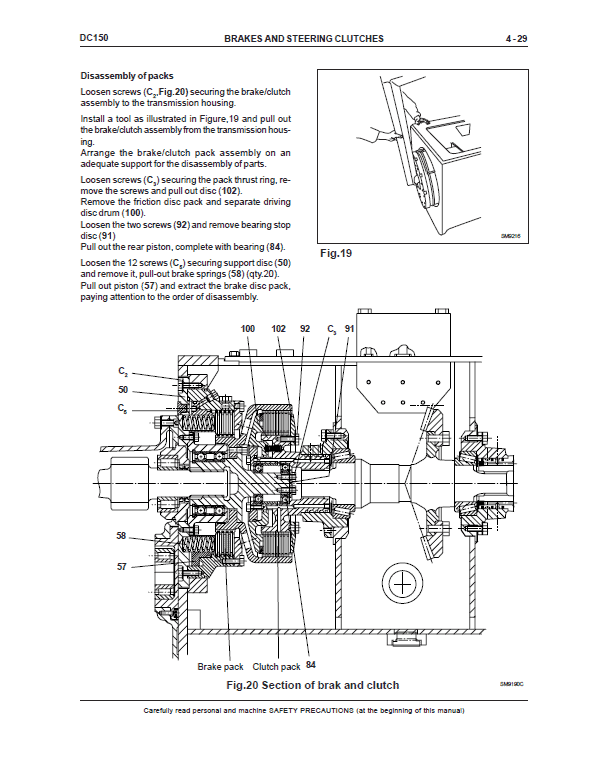 New Holland Dc150 Crawler Dozer Service Manual