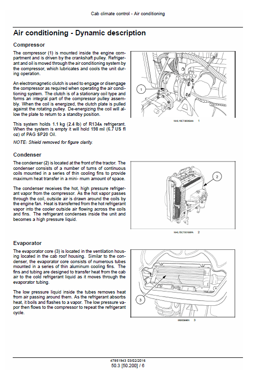 New Holland Boomer 46d Cvt, 54d Cvt Tractor Service Manual