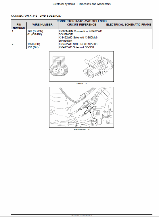 New Holland T4.75, T4.85, T4.95, T4.105, T4.115 Tractor Service Manual