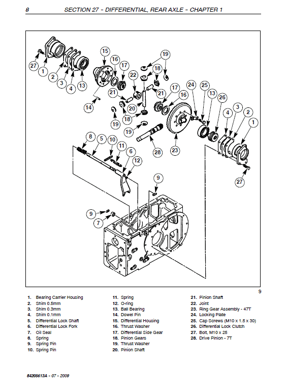 New Holland T1560, T1570 Tractors Service Manual