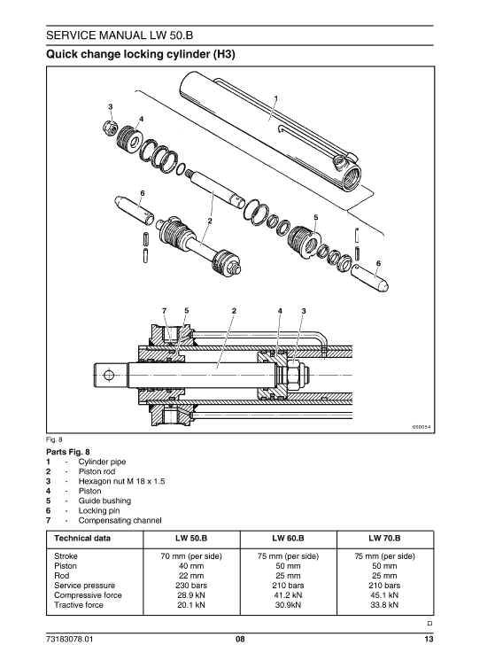 New Holland Lw50.b Wheel Loaders Service Manual