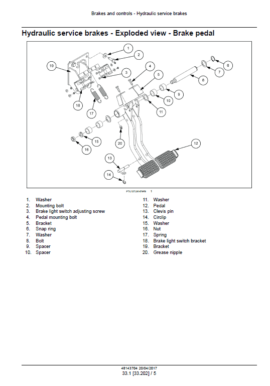 New Holland B80b Backhoe Loader Service Manual