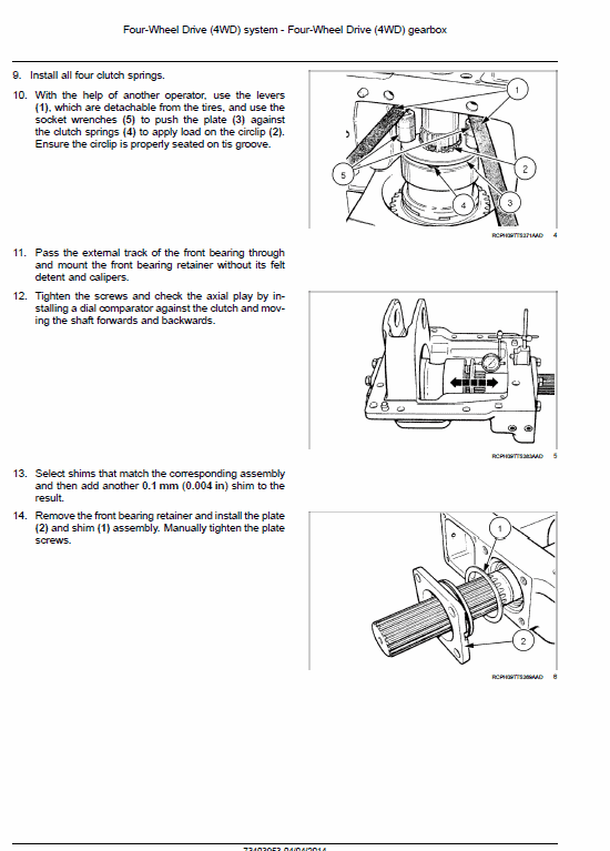 New Holland 7630, 8030 Tractor Service Manual