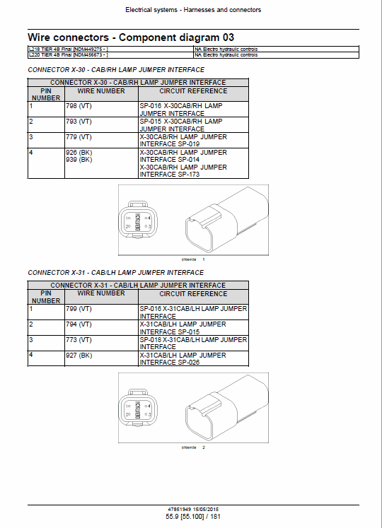 New Holland L218, L220 Tier 4b Skidsteer Service Manual