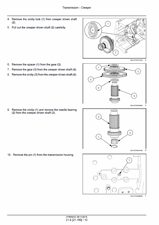 New Holland 6010, 6510, 7510 Tractor Service Manual