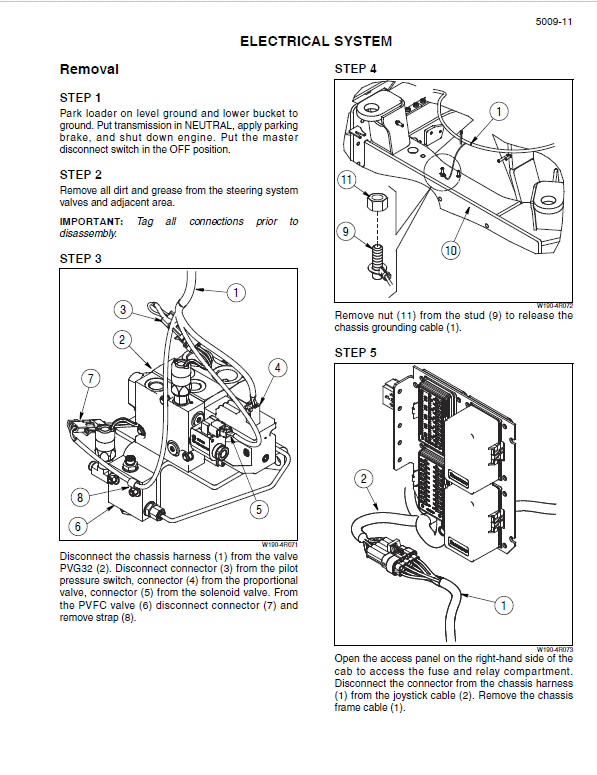 New Holland W130c Tier 4 Wheel Loader Service Manual