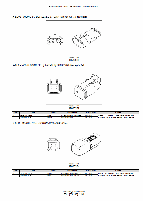 New Holland W270d, W300d Tier 2 Wheel Loader Service Manual