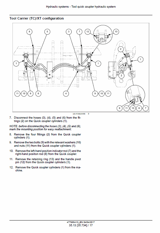 New Holland W50c, W60c, W70c, W80c Stage 3b Loader Service Manual