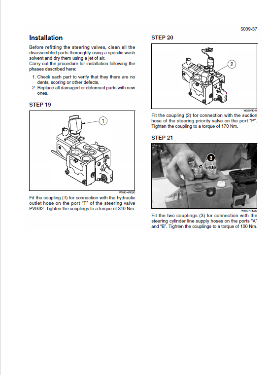 New Holland W230c Tier 4 Wheel Loader Service Manual