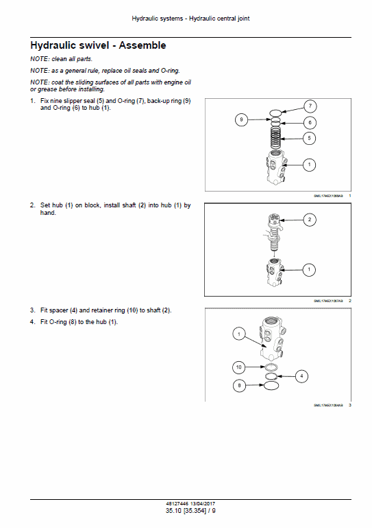 New Holland E17c Mini Excavator Service Manual