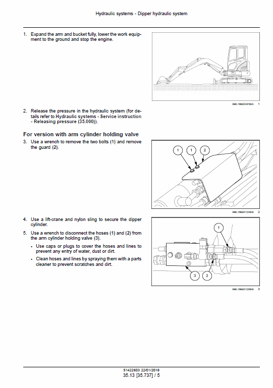 New Holland E26c Mini Excavator Service Manual