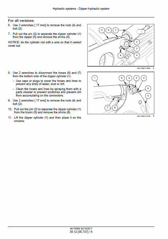 New Holland E30c Mini Excavator Service Manual