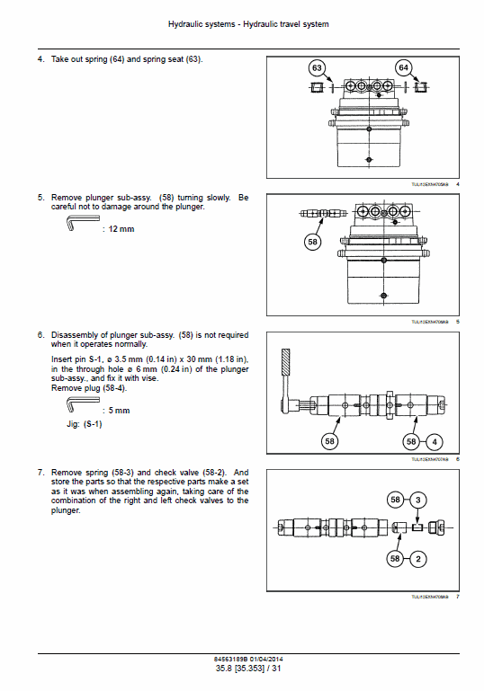 New Holland E26b Sr, E29b Sr Mini Excavator Service Manual