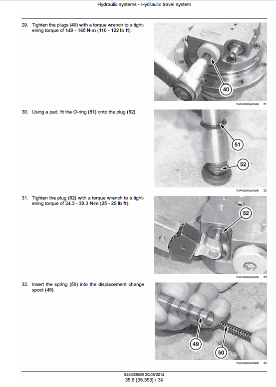 New Holland E16b, E18b Excavator Service Manual